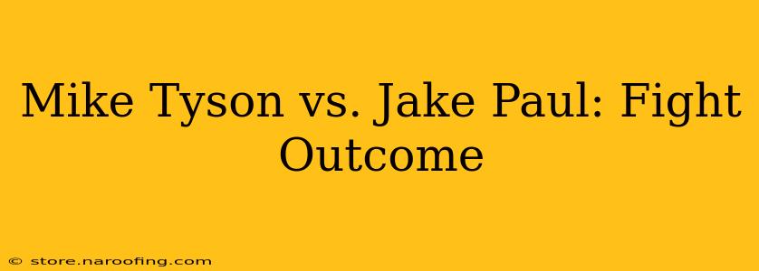 Mike Tyson vs. Jake Paul: Fight Outcome