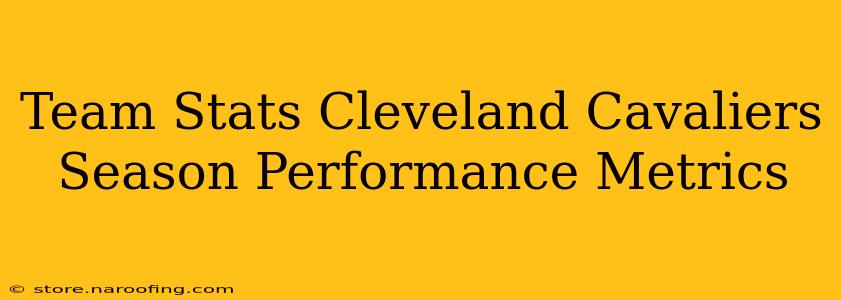 Team Stats Cleveland Cavaliers Season Performance Metrics