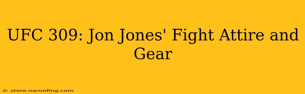 UFC 309: Jon Jones' Fight Attire and Gear